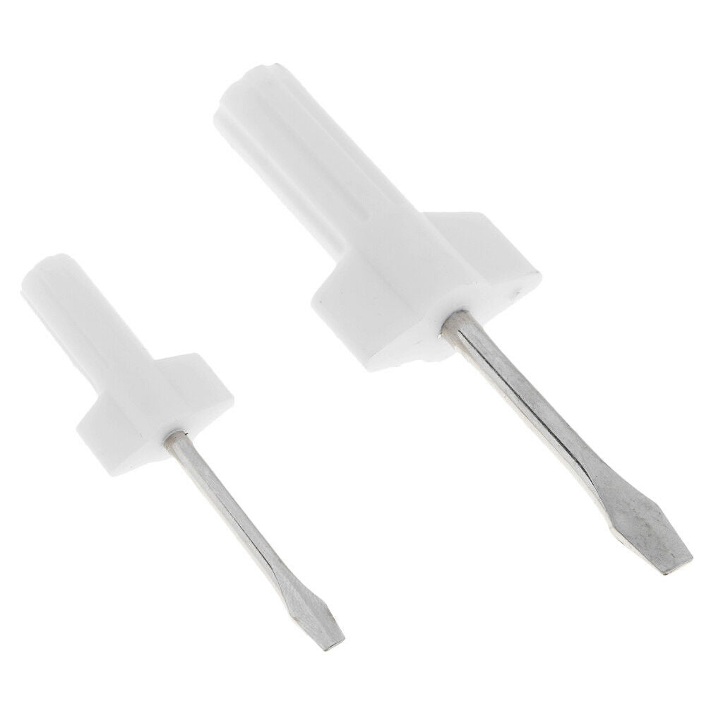 2pcs Small Flathead Sewing Machine Screwdrivers for Domestic Sewing Machine