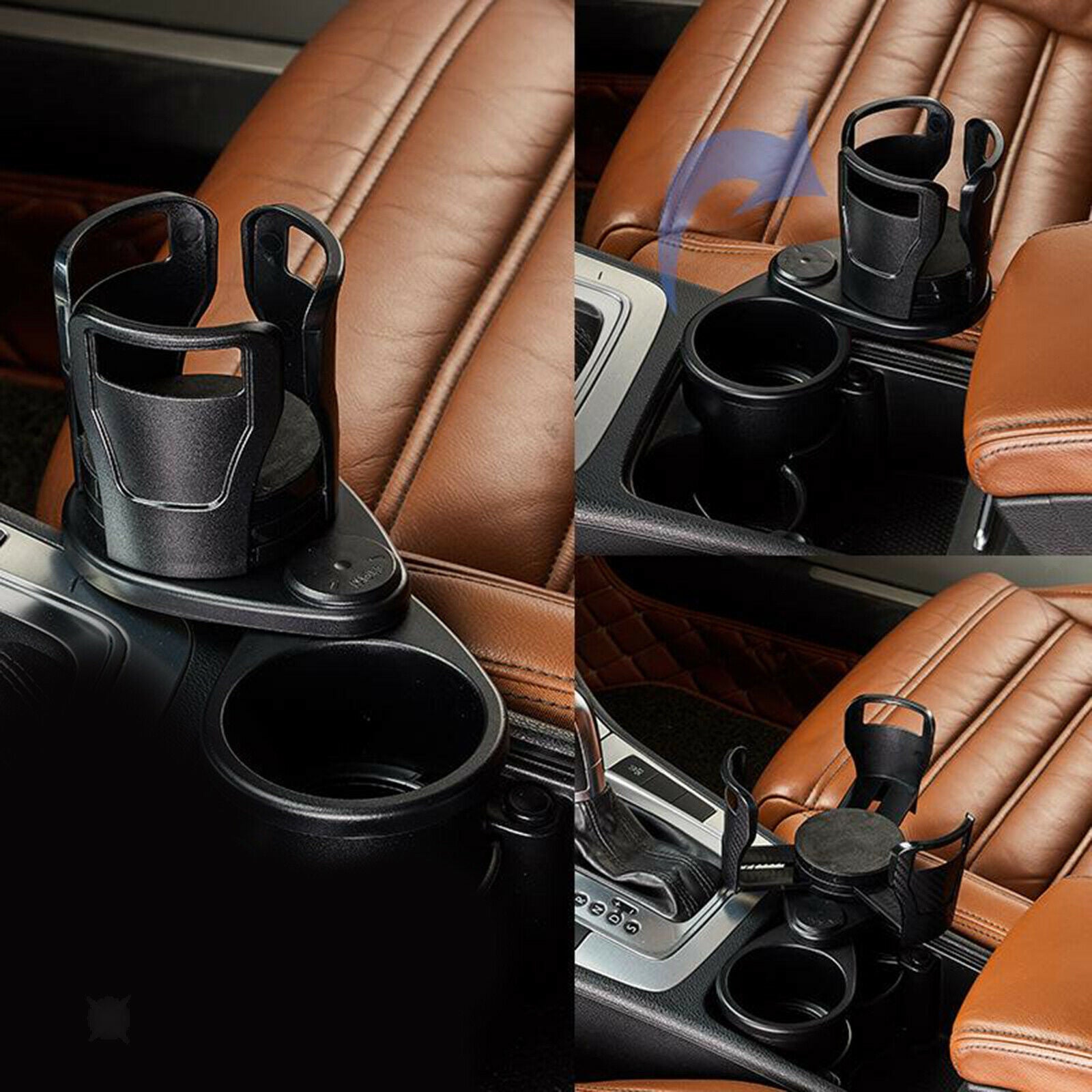 Universal Multifunction 2 in 1 Car Drinks Rack Adjustable Cup Extender