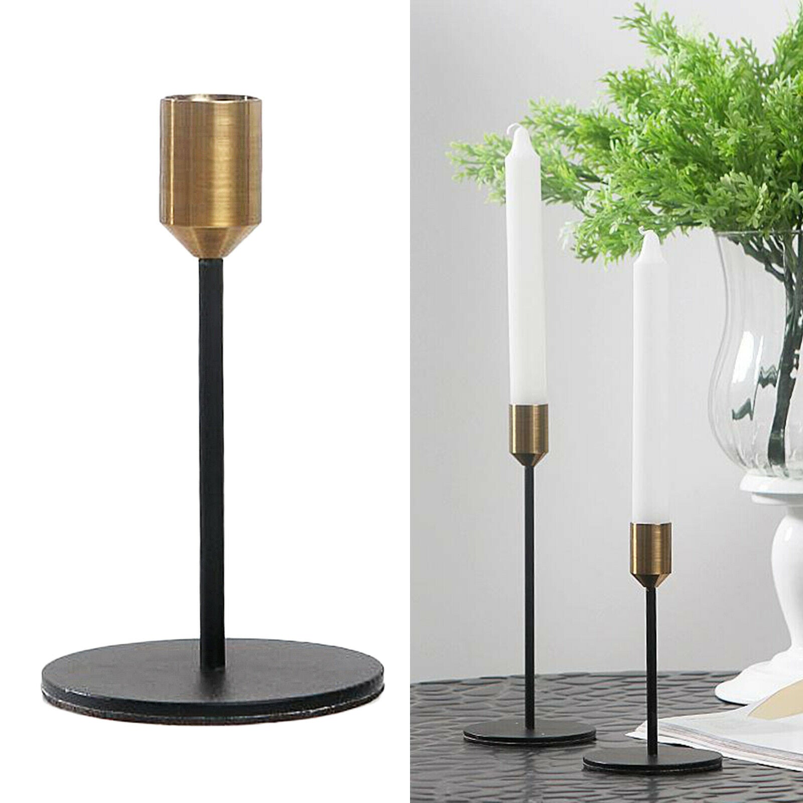 Taper Candle Holder Candlestick Table Centerpiece Birthday Dinner Ornament S