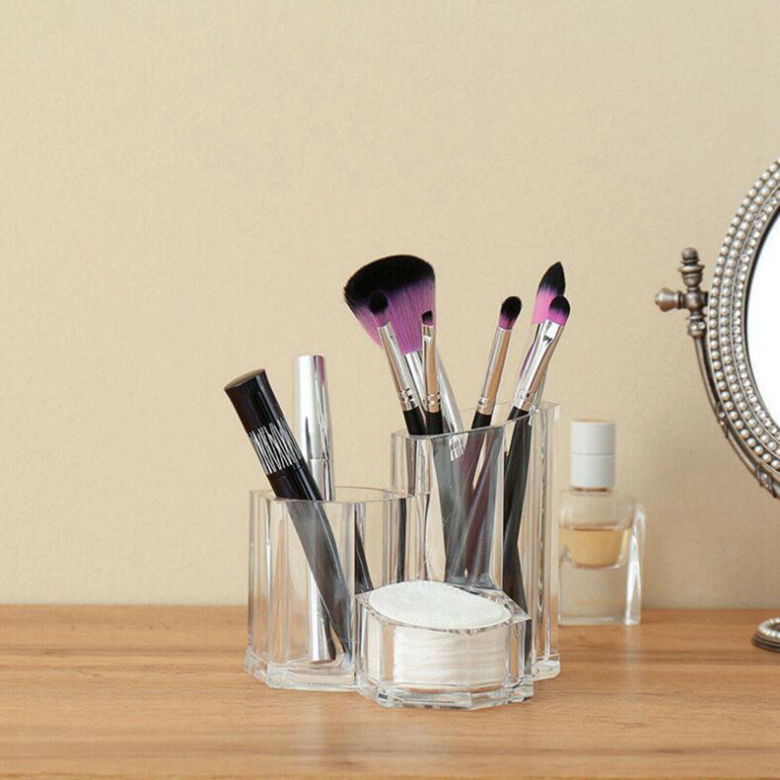 Container Pencil Transparent Box for Women Cosmetic Organizer