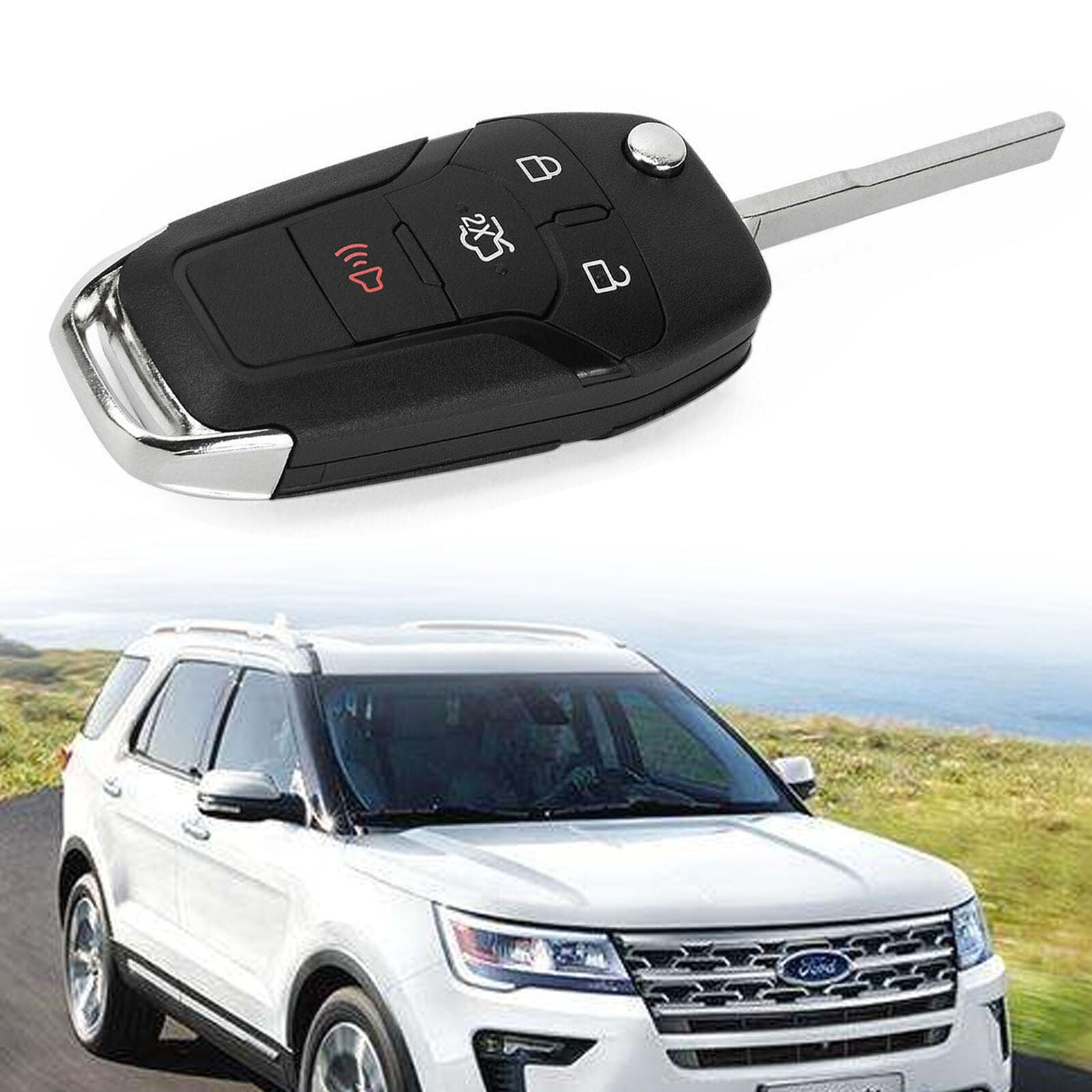 Replace Remote Flip Key Keyless Entry Fob 315MHz for Ford Fusion FCC: N5F-A08TAA