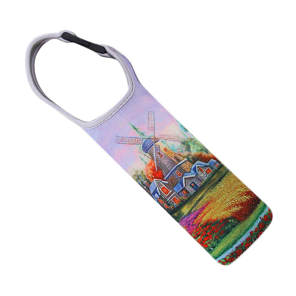 Neoprene Thermal Insulation Cup Sleeve Bottle Tote Cover Holder Windmill