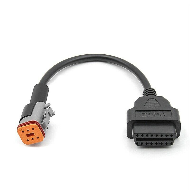 6 To 16 Pin Motorcycle Diagnostic Cable Motorbikes OBD2 Extension Connector OBD5