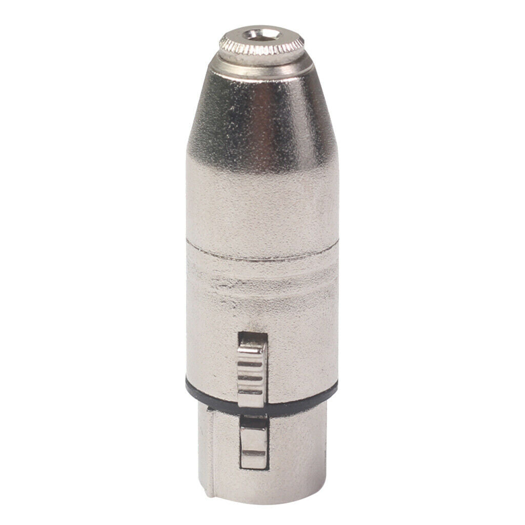 1 Packs Alloy 3.5mm 3 Pins Female to Female Plug Converters SA533 57x16mm