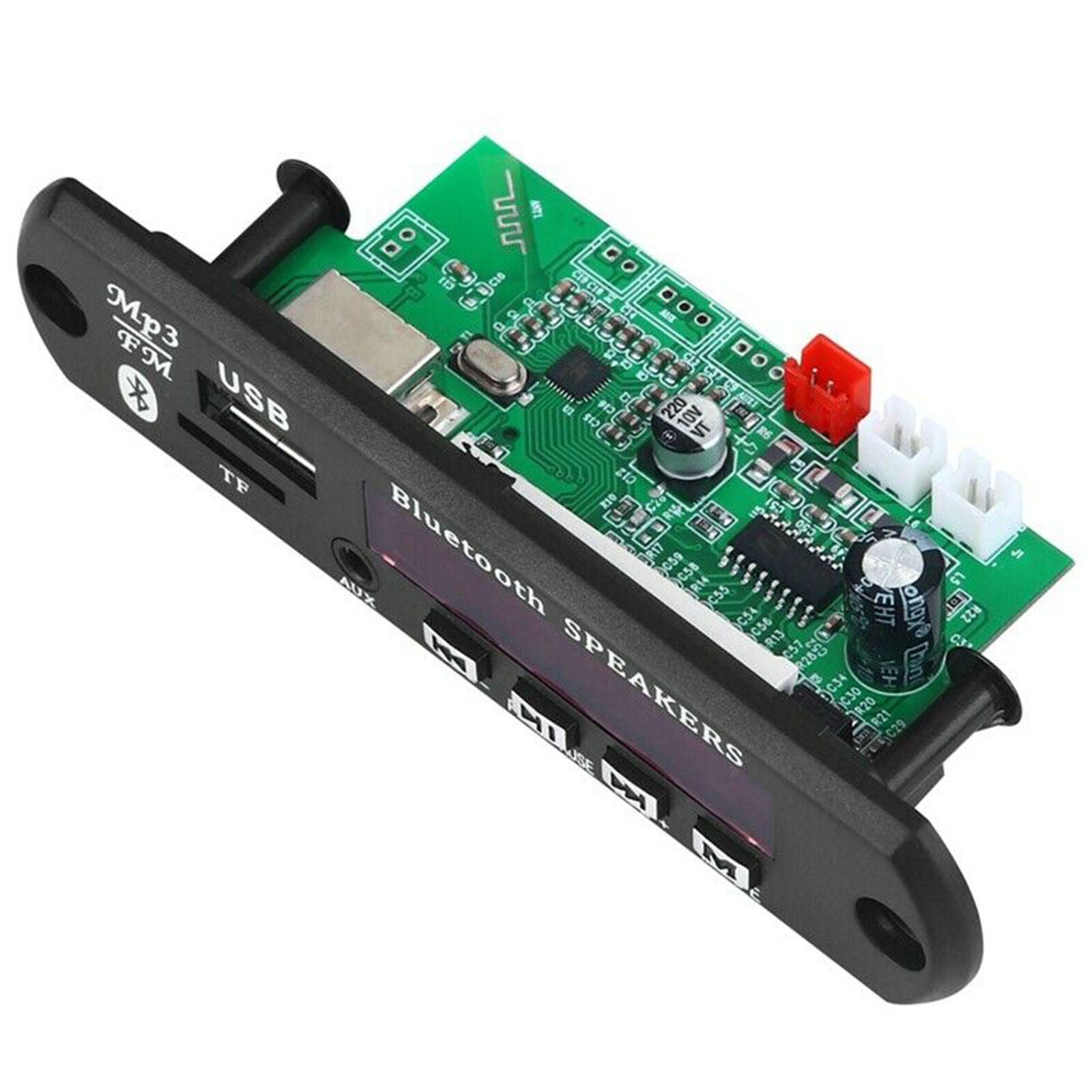 Bluetooth 5.0 MP3 Decoder Board DC 12V 25W X2 Car FM Radio Module Support