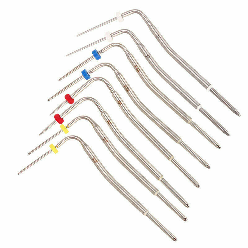 5 X Dental Endo Obturatio Percha Gutta Pen Heated Plugger Needle Tip  F/XF/FM/M