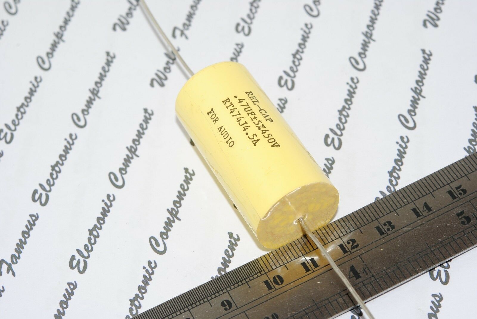 1pcs-REL-CAP RT 0.47uF (0.47µF 470nF) 450V 5%  Capacitor RT474J4.5A For Audio