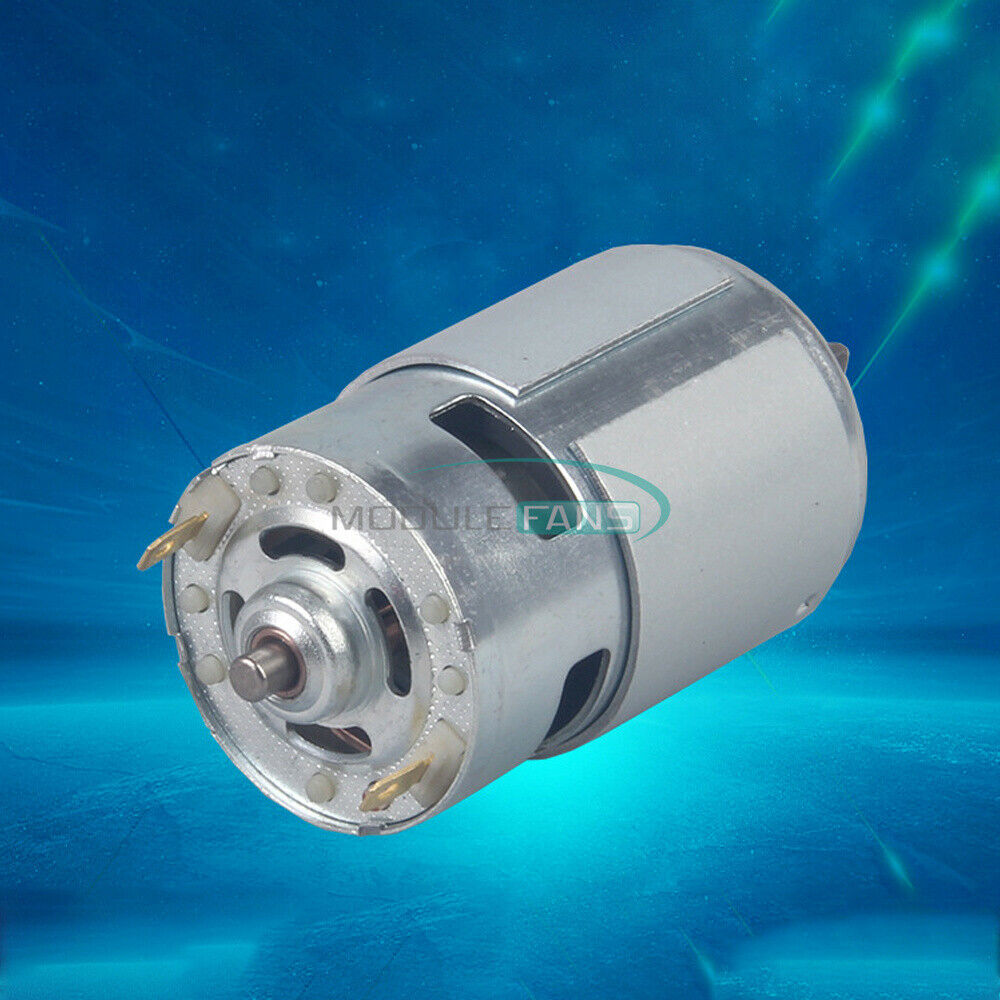 High Speed Gear Motor DC 12V 12000RPM 775 Large Torque Ball Bearing Shaft Tools