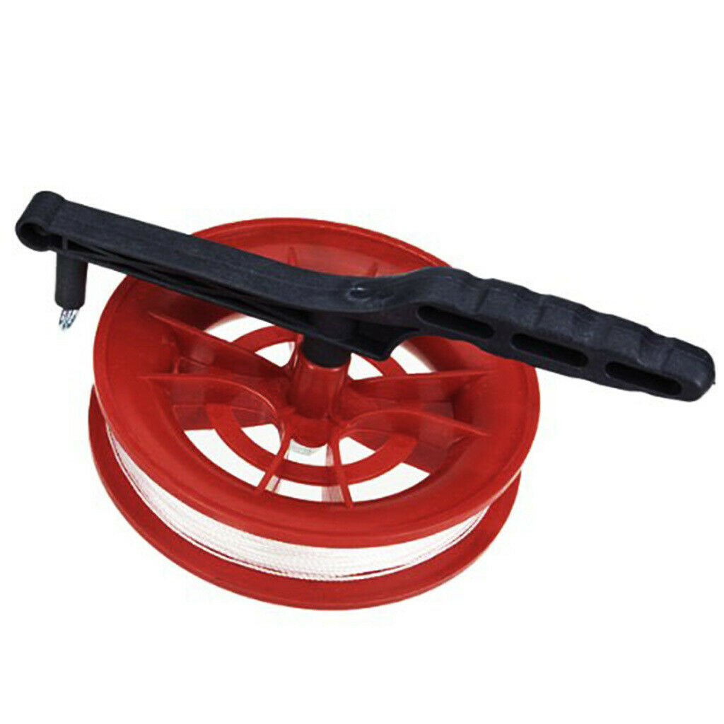 3 Pieces Fire Wheel Kite Winder Tool Reel Handle with   Twisted Line