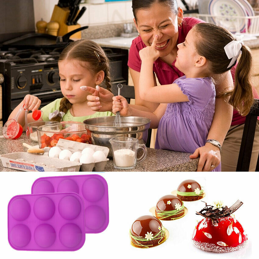 Round Silicone Baking Mold Half Ball Sphere Silicone Cake Chocolate Mold New