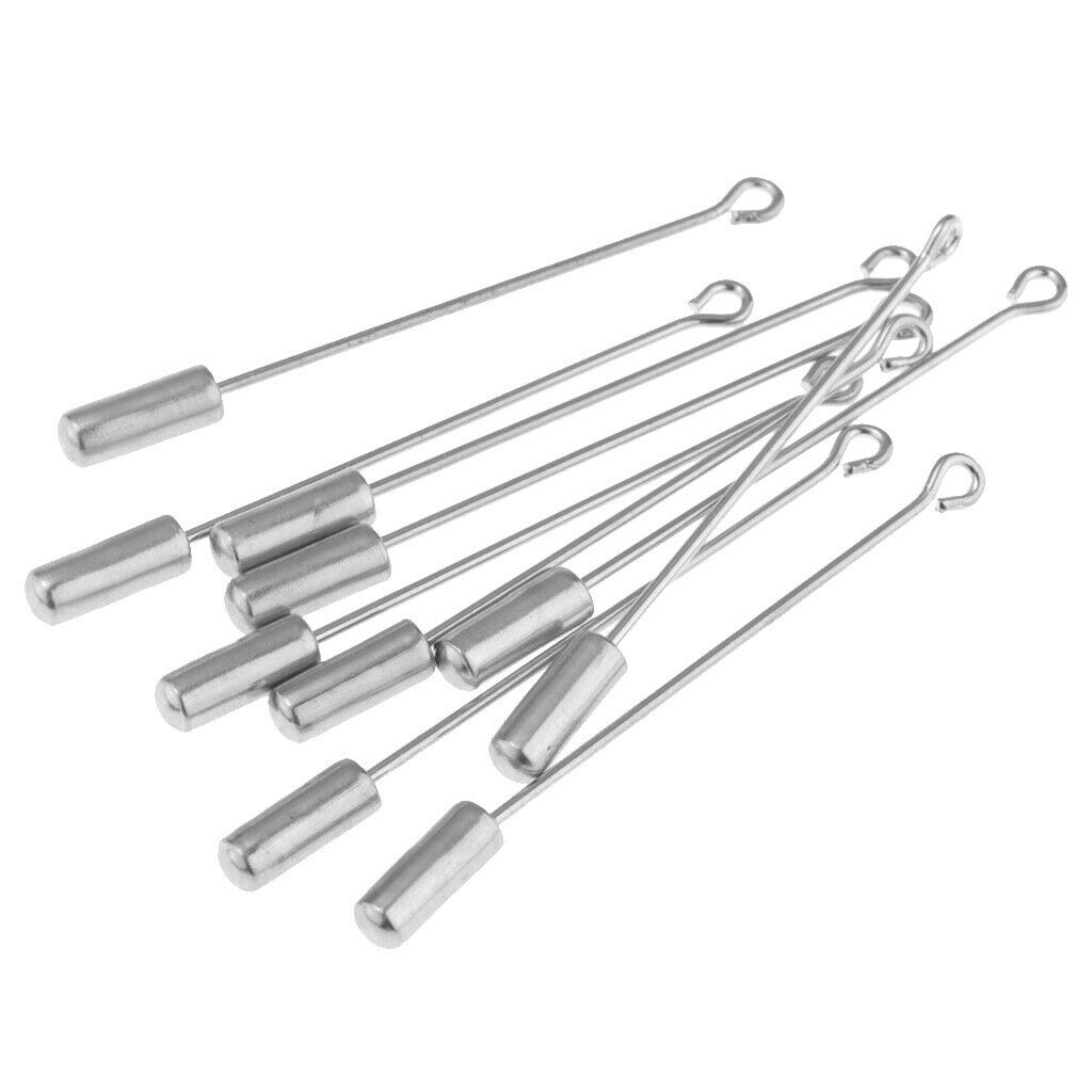 20Pcs 5cm Cylinder Glue On Pad Lapel Stick Pin Clutch Boutonniere Pin Craft