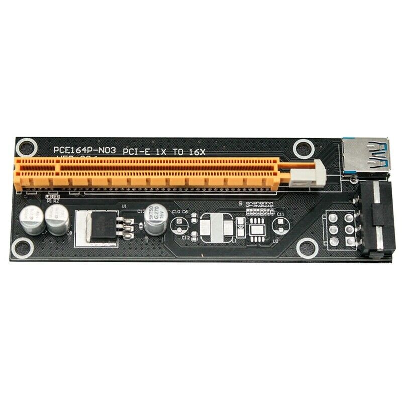 VER006 USB 3.0 Pci-E Riser Card PCI-E 1X to 16X 4Pin Image Extension Cable BS4B4