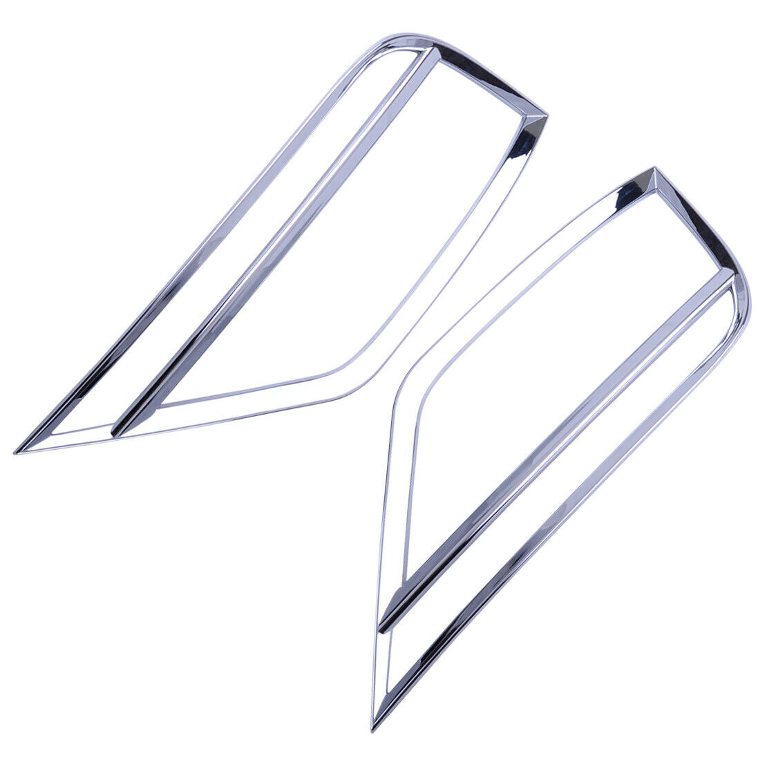Chrome Rear Fog Light Lamp Cover Trim Fit For Volkswagen VW T-Roc 2017 2018 as