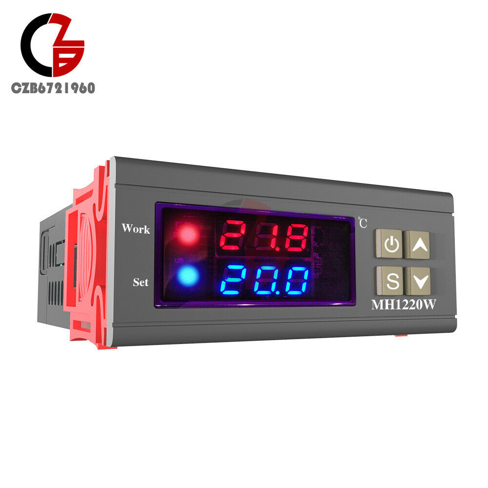 MH1220W AC 110-220V 10A Digital Dual Display Temperature Controller Thermostat