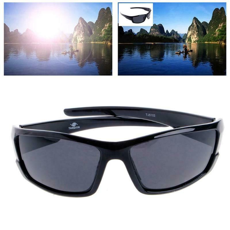 Mens Polarized Sunglasses Driving Cycling Goggles Sports Outdoor Fishing Eyewear