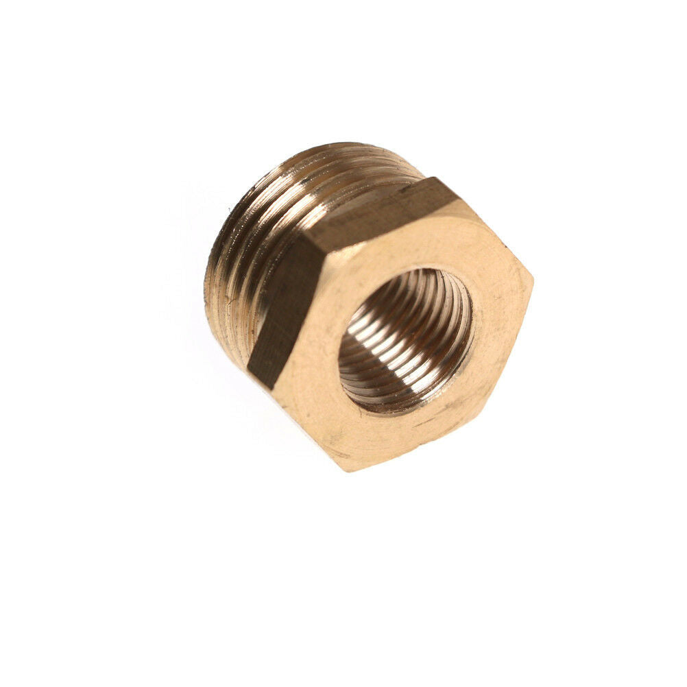 3/8" BSPT Male * 1/8" Female NPT Adapter Brass Pipe Fitting Reducing Bushing.C!