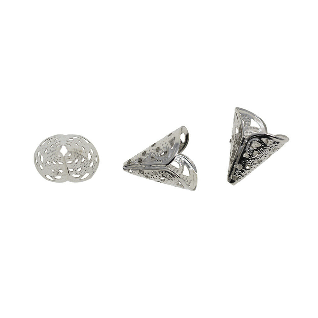 50 pieces bead caps bead caps metal bead end caps DIY jewelry accessories