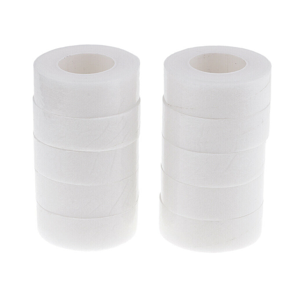 10pcs White Hem Iron-On Adhesive Hemming Tape Wonder Web, 0.79inch x 10