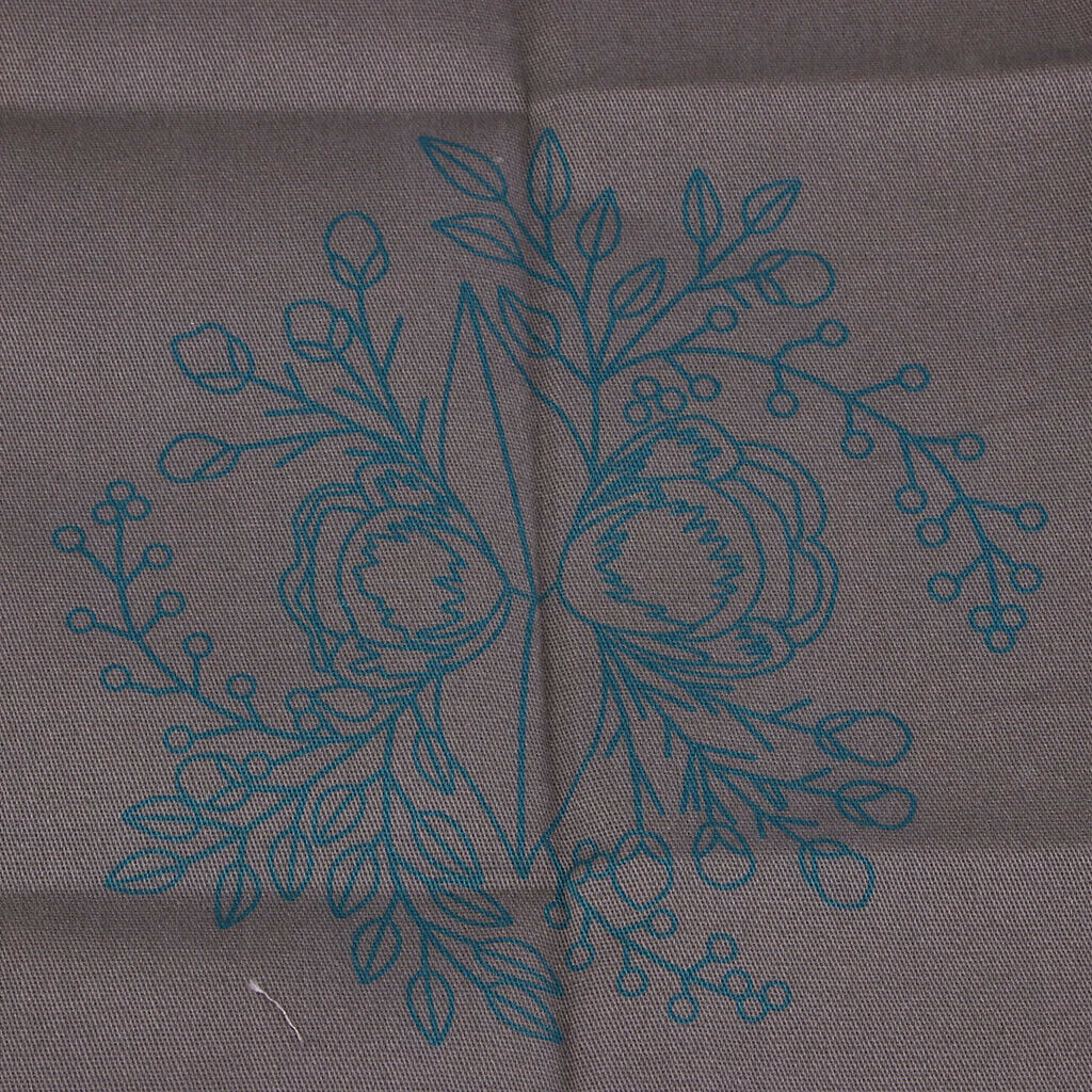 Accurate Floral Pattern Hand Cross Stitch Sewing Embroidery Kit for Adults