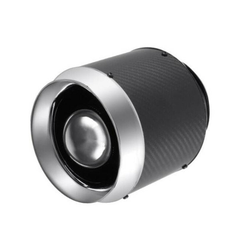 3" Inlet/5" Carbon Fiber Look Chamber Air Filter For Cold Air/Short Ram Intake