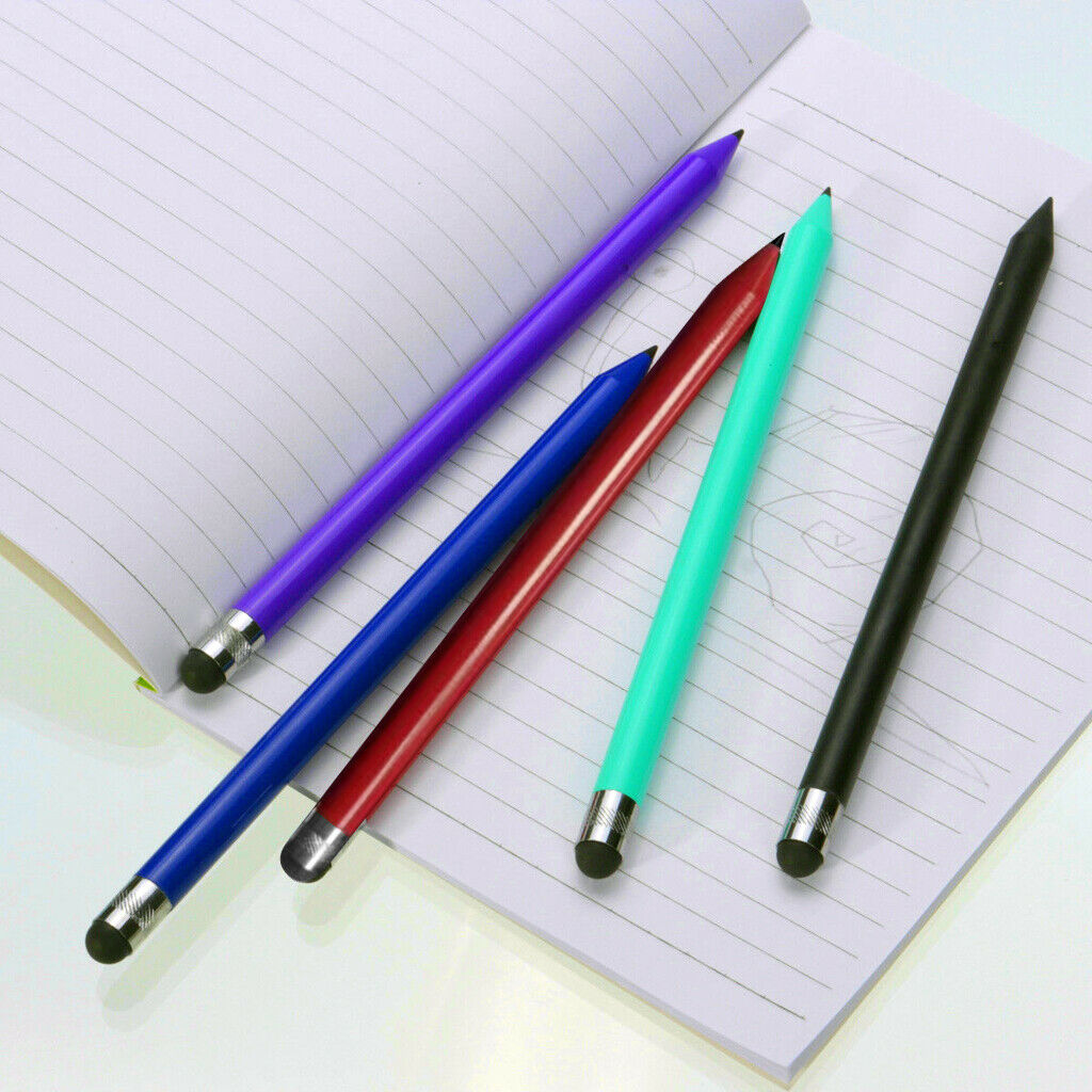 2 pcs touchscreen capacitive touchscreen pen for tablet black + red