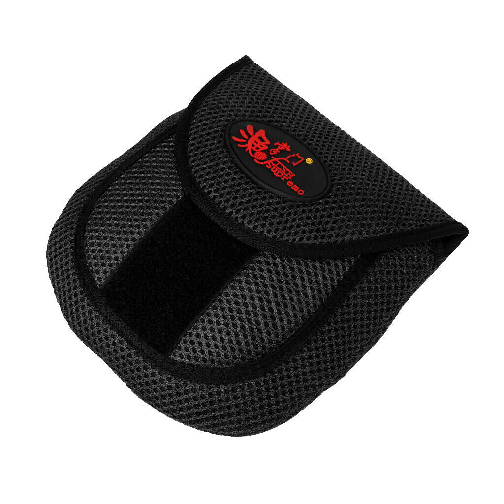 Portable Bait casting Fishing Reel Protective Case Cover Storage Bags Black