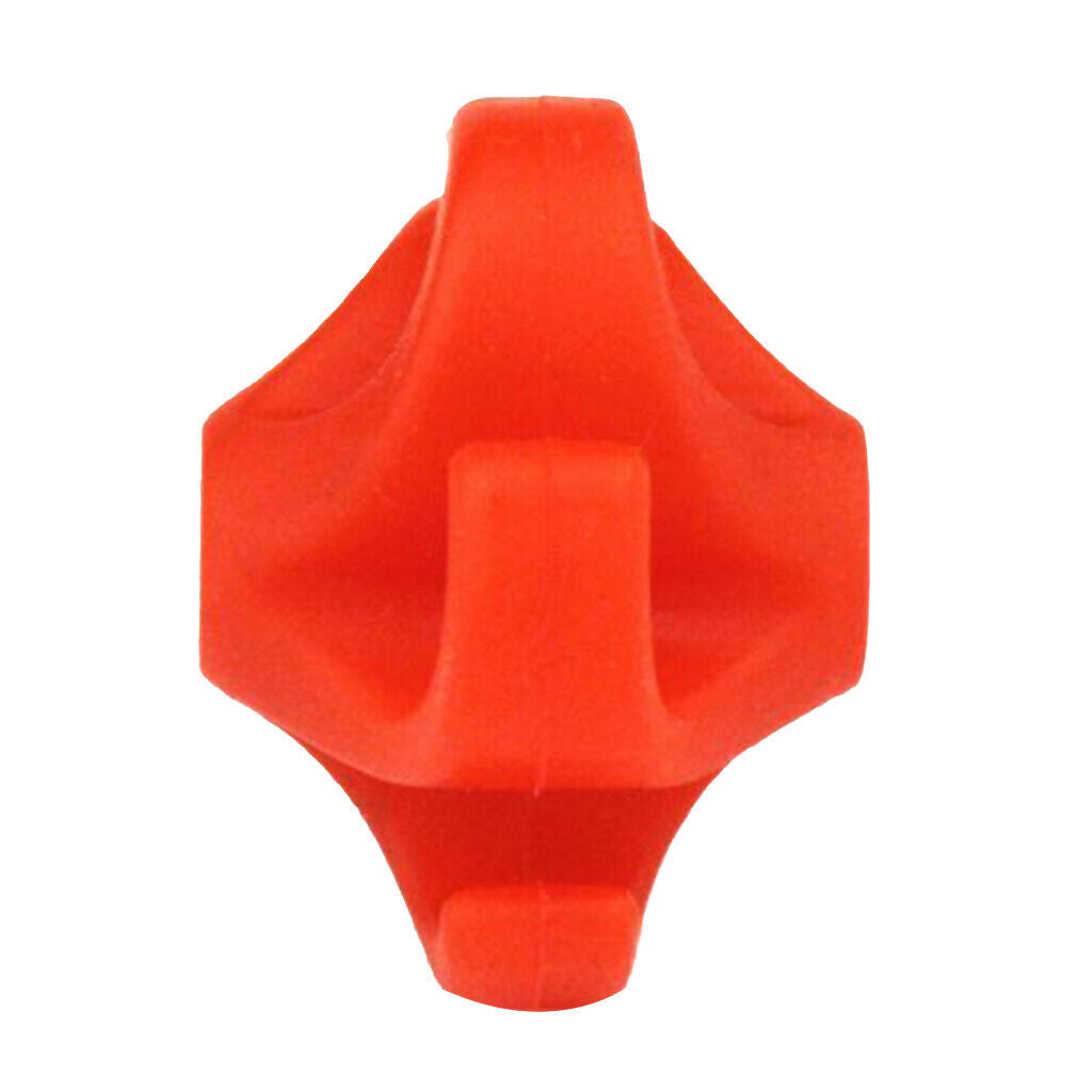 Archery Bow String Stabilizer Vibration Absorber Silencer Dampeners Red