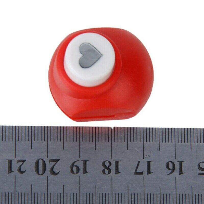 Mini Paper Punch Scrapbooking Craft Heart Shape--Random Color W4Q2Q2