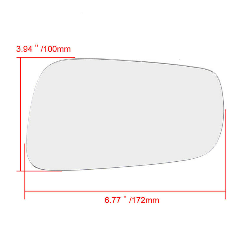 Left Heated Mirror Glass Len For VW Golf/Jetta 1999-2001 Variant 2001 02 Replace