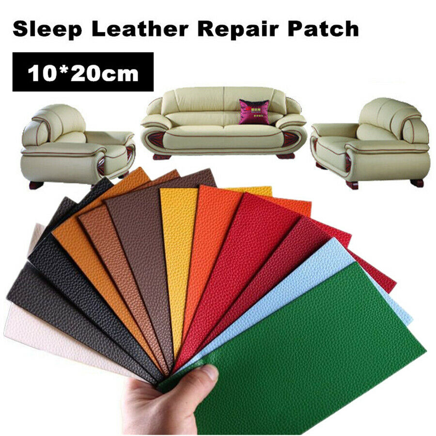 4 Pcs Car Seat Leather Repair Patch Sofa Handbags Repair Jackets Kit 10*20 cm