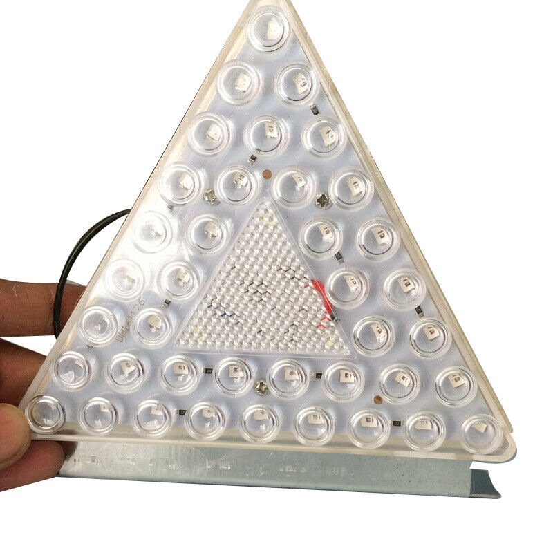 24V Car Flash LED Triangle Tail Lamp Brake Light for Trailer Trucks Stoplight