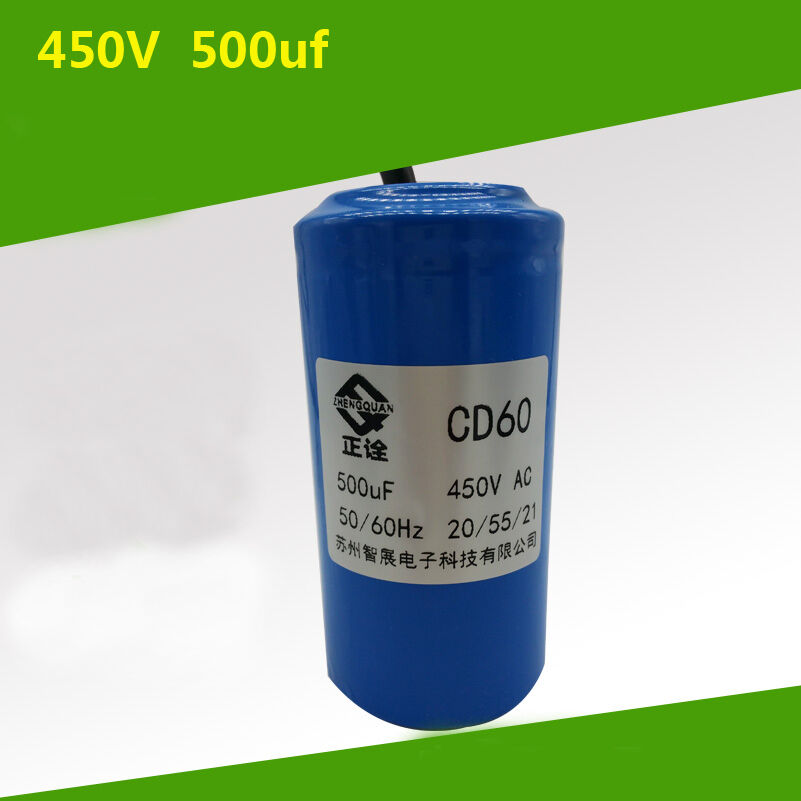CD60 Motor Start Capacitor 500 MFD 500UF 450VAC 450V For HVAC Washers