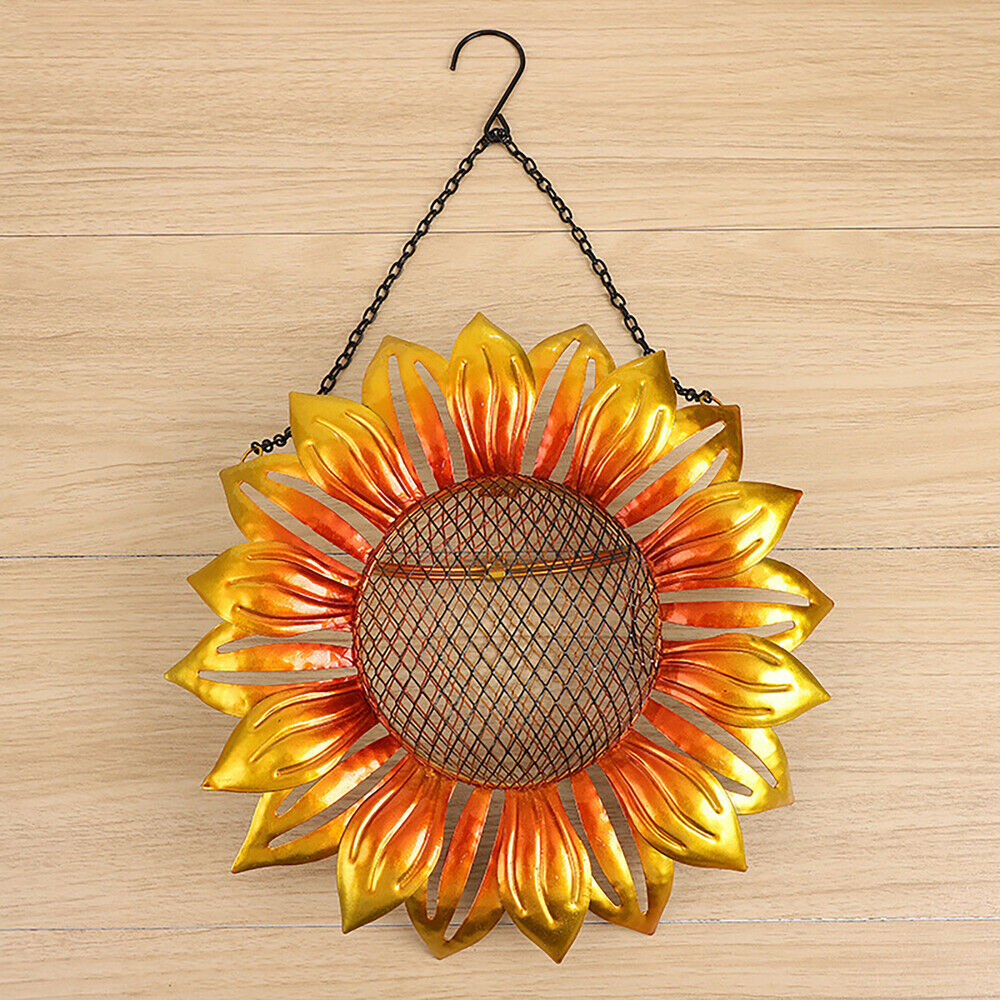 Hanging Bird Feeder Sunflower-Shaped Hanging Feeder For Yard Garden Outdoor