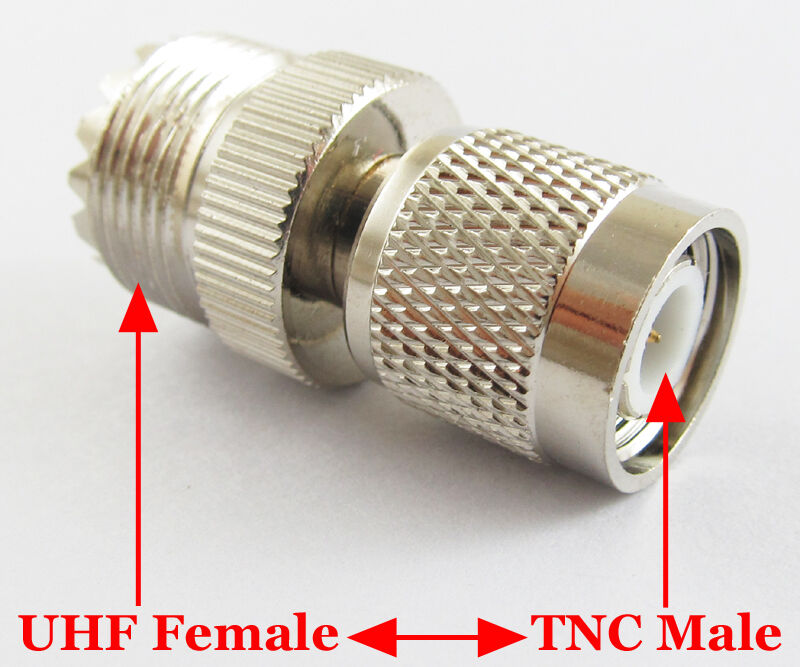 1pc Brass TNC Plug male to UHF SO239 female Jack straight RF adapter connector