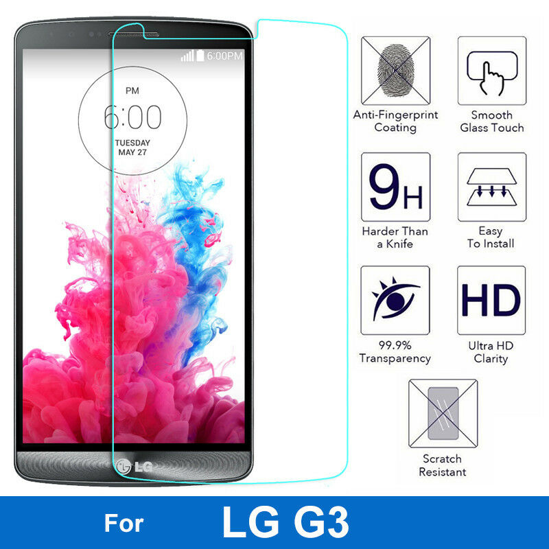 0.26mm 2.5D Tempered Glass for LG G3 F460 US990 D850 D859 US985 LS990 D851 F400