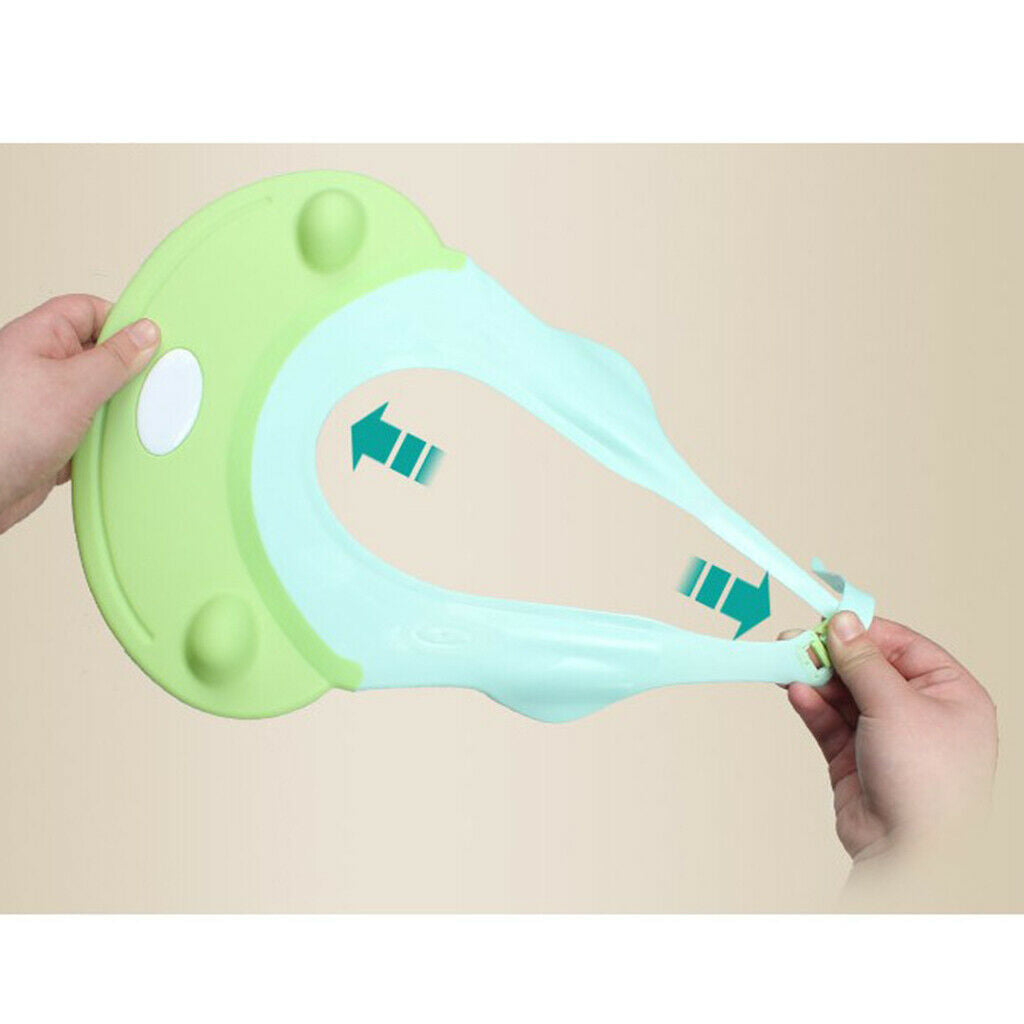 Adjustable kids Baby Shampoo Bath Shower Hat Cap Wash Hair Shields Yellow