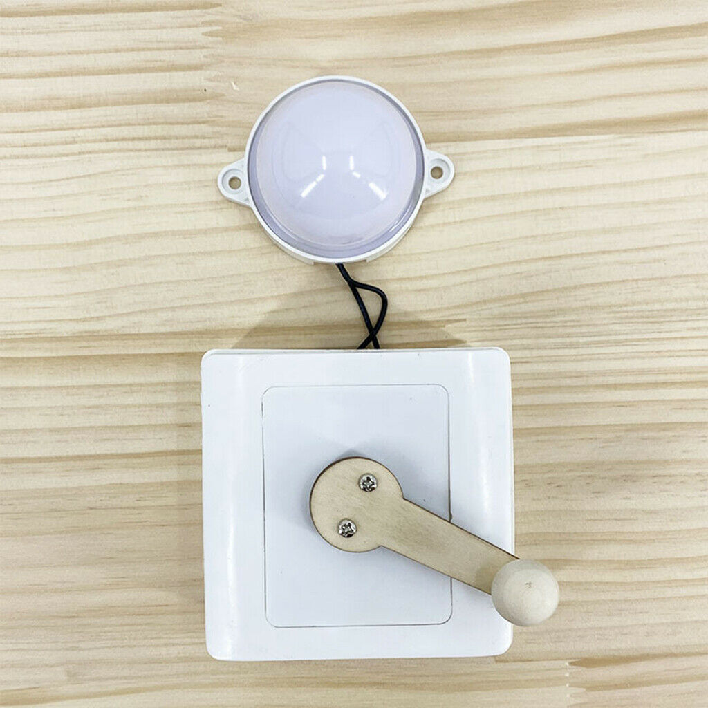 Mini DIY Hand Crank Electric Generator Learning Handcraft Toys for Age 3+