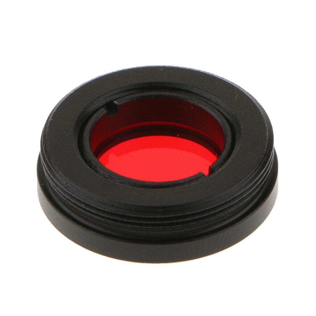 Metal 24.5mm to 31.7mm Telescope Eyepiece Adapter  +r Red Filter 0.965
