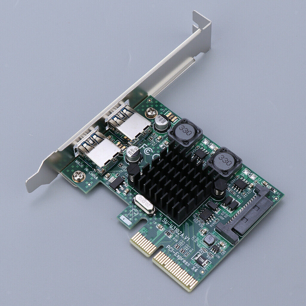 PCI  USB 3.1 Gen 2 (10 Gbit / S) Supports Windows, Linux for