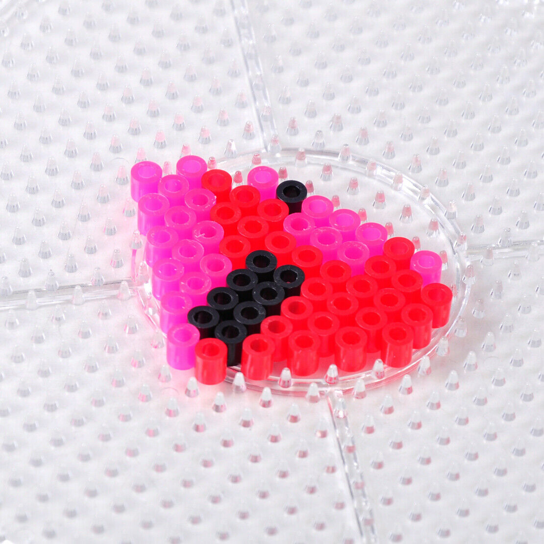 Square Clear Fusion Pegboard Template Peg Board fit Hama Perler Bead An