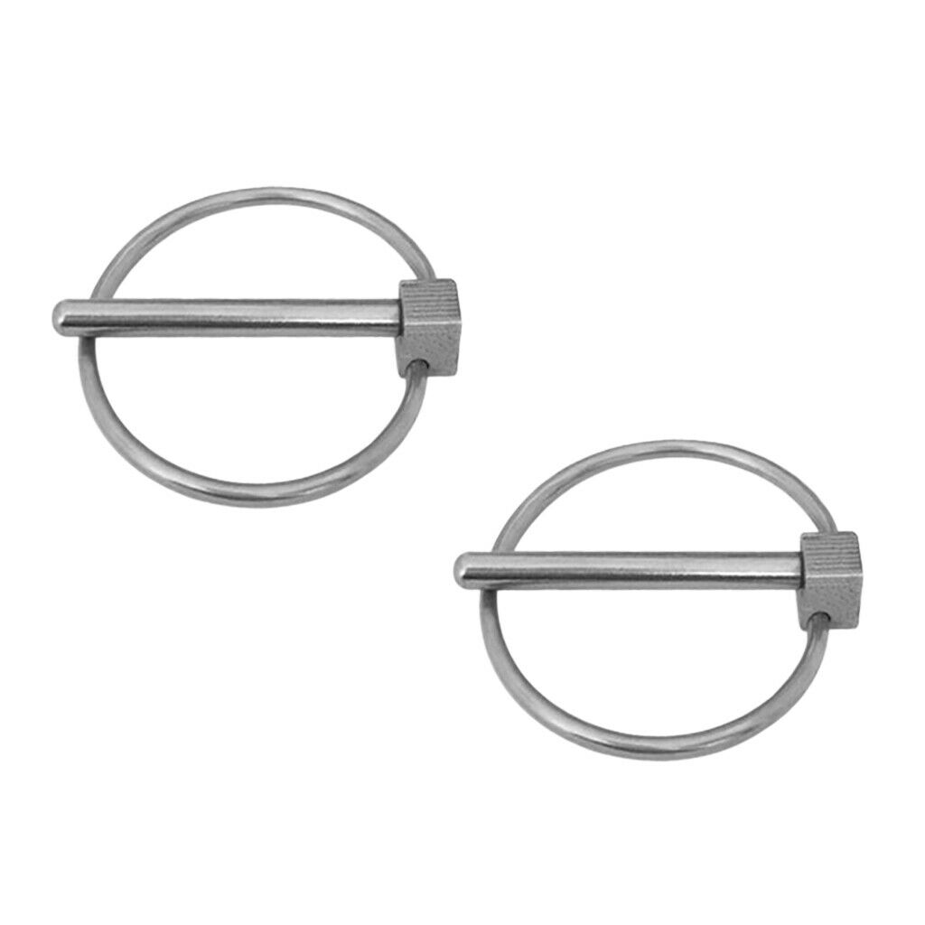 2pcs 4mm  Lynch Pins Lock Pin Clip for Trailer Farm