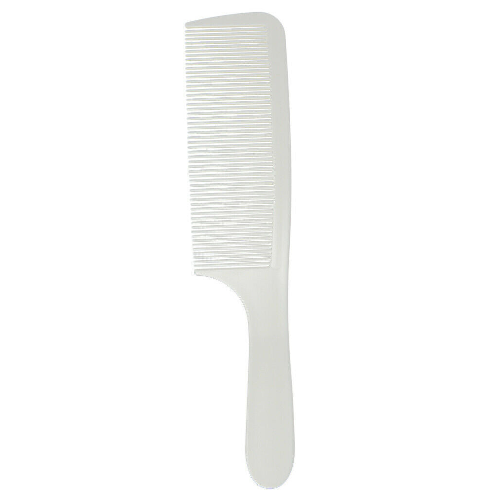 2Pcs Pro Curved Hair Clipping Cutting Comb Barber Salon Round Top For Men