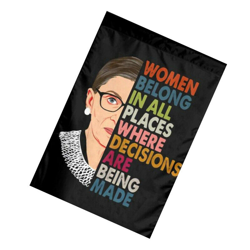 Ruth Bader Ginsburg Decorative Welcome Garden Flag Yard Decor Holiday Fl.l8