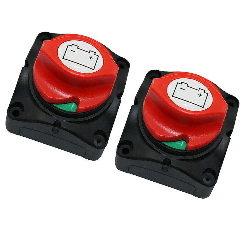 2x Battery Selector Rotary Switch For Boat/RV Car Motor & Accessory