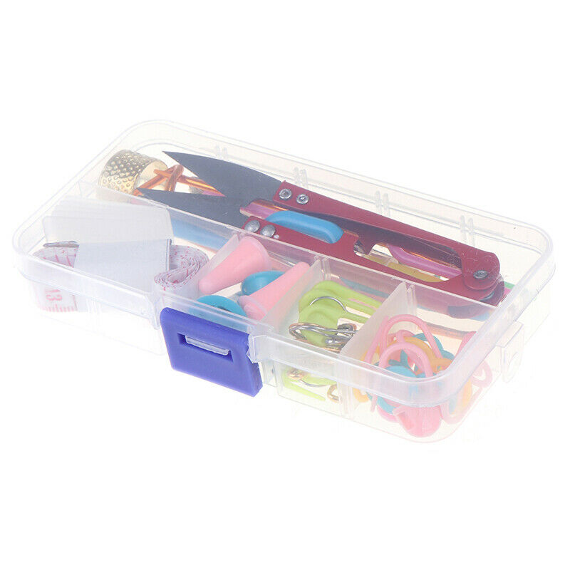 56 pcs Crochet Hook Knit Yarn Weave Knitting Needle Clip Marker Tool setATAUBDA