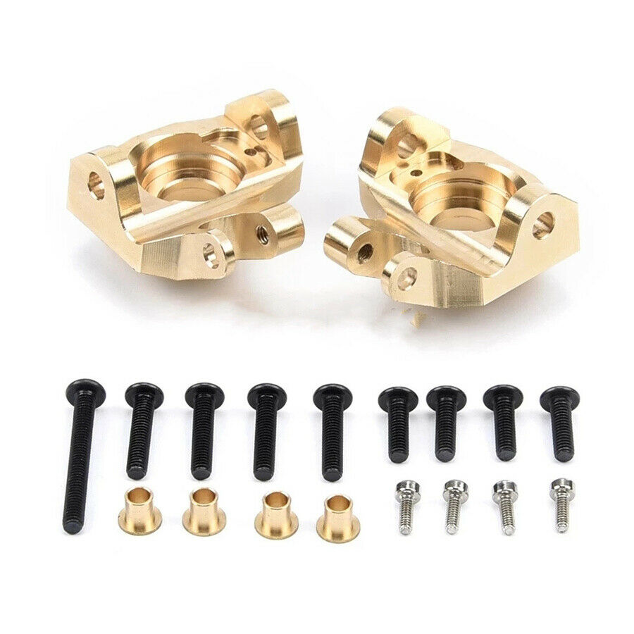 1 Pair Brass Metal Steering Knuckle For 1/10 RC Axial SCX10 II Front Axle 90046