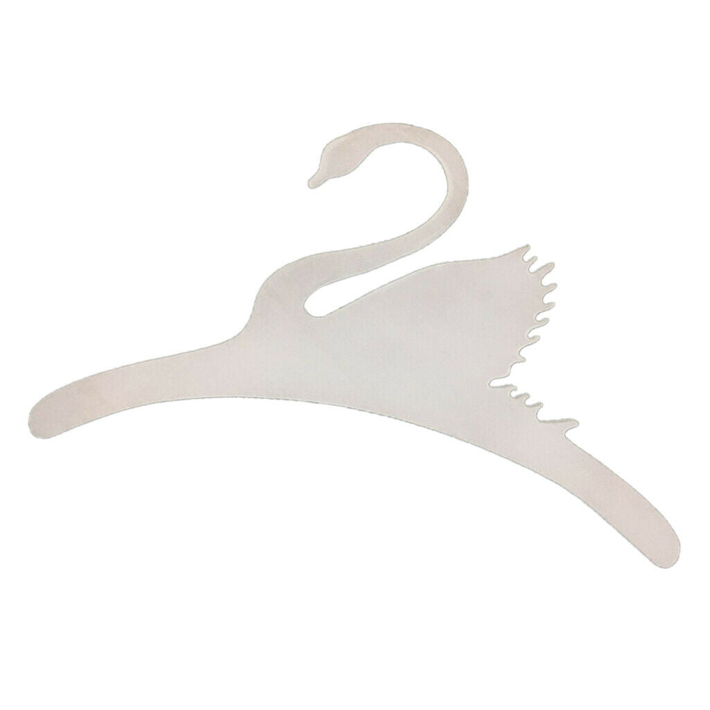 Sweet Swan Wooden Coat Clothes Hanger Baby Kids Room Nursery Decor White