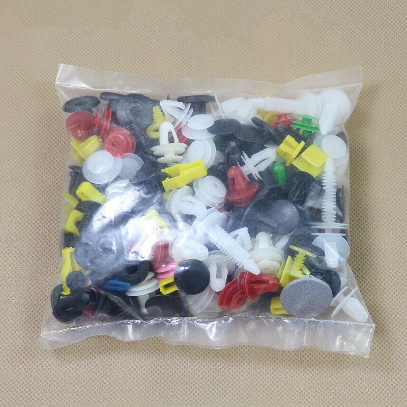 400pc Mixed Car Fastener Auto Fender Door Panel Trim Bumper Retainer Rivet Clips
