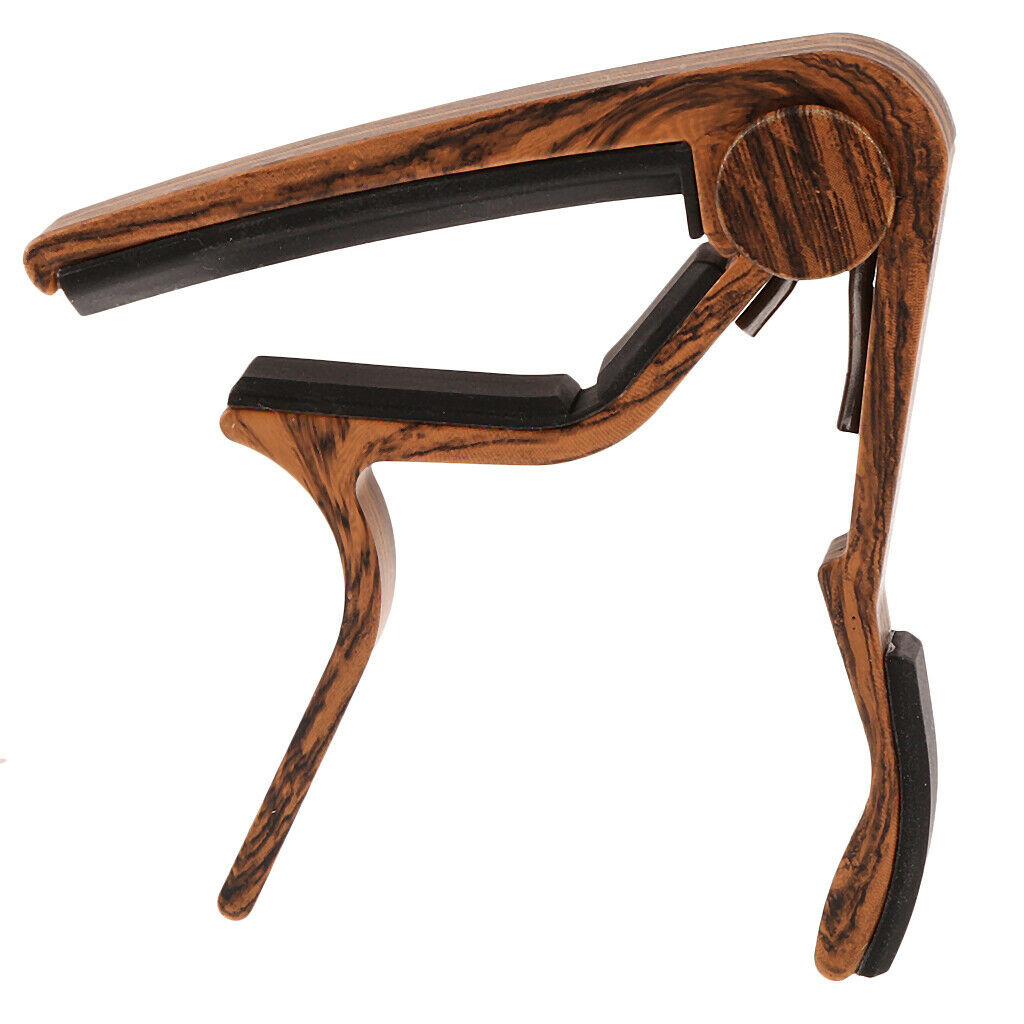 Acoustic Folk Guitars Capo Tuner   Quick Change Clamp Key Sapele