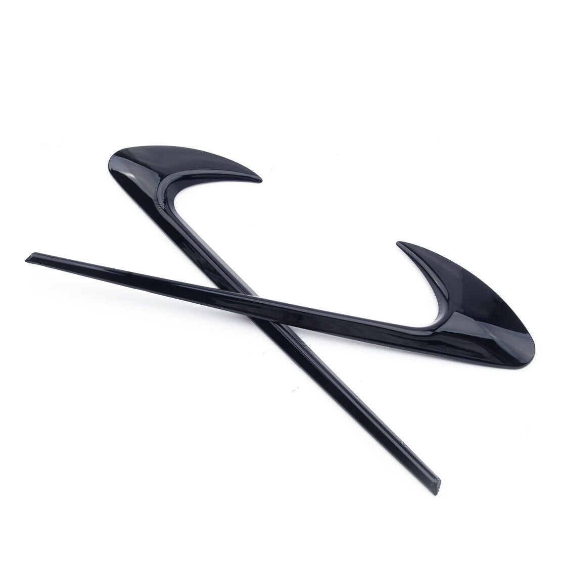 Black Side Air Vent Fender Cover Trim Fit for Mercedes Benz C E GLA GLC W212 New